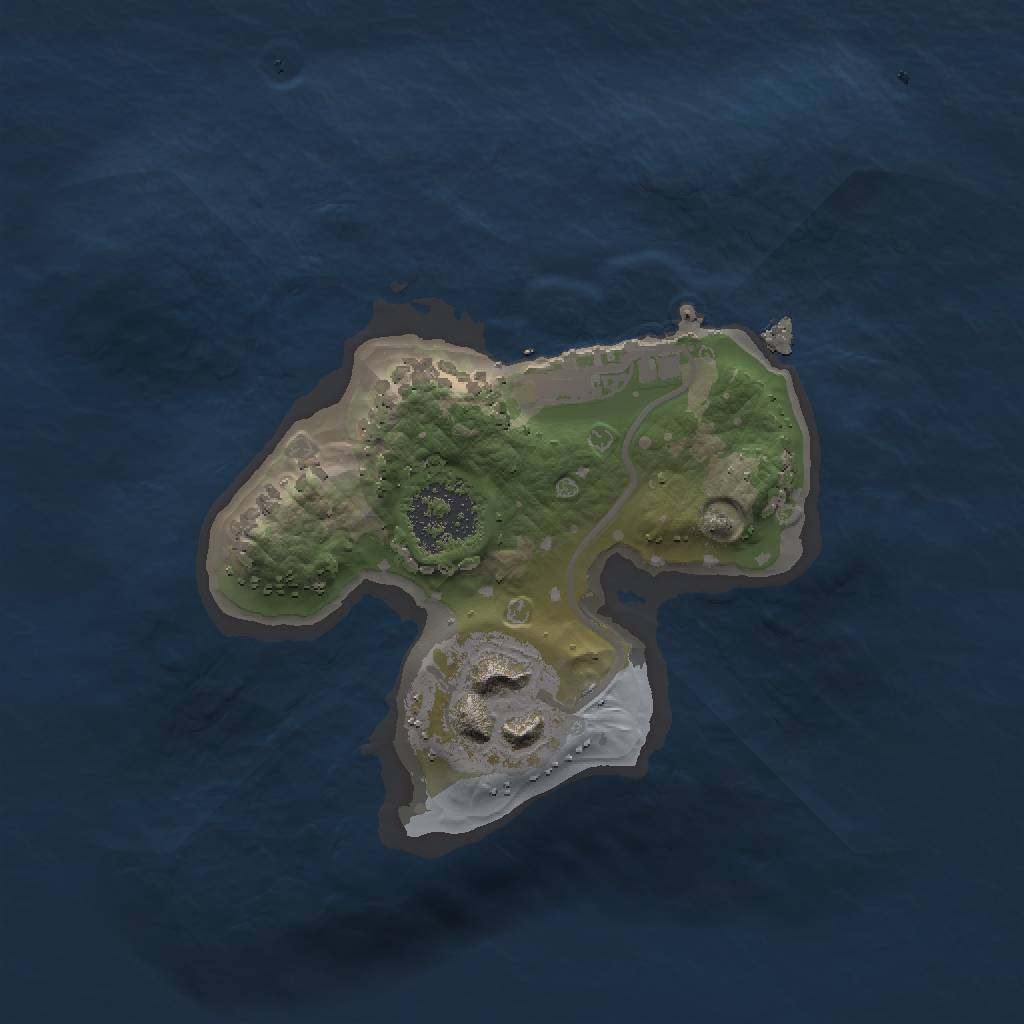 Rust Map: Procedural Map, Size: 1500, Seed: 36520148, 5 Monuments