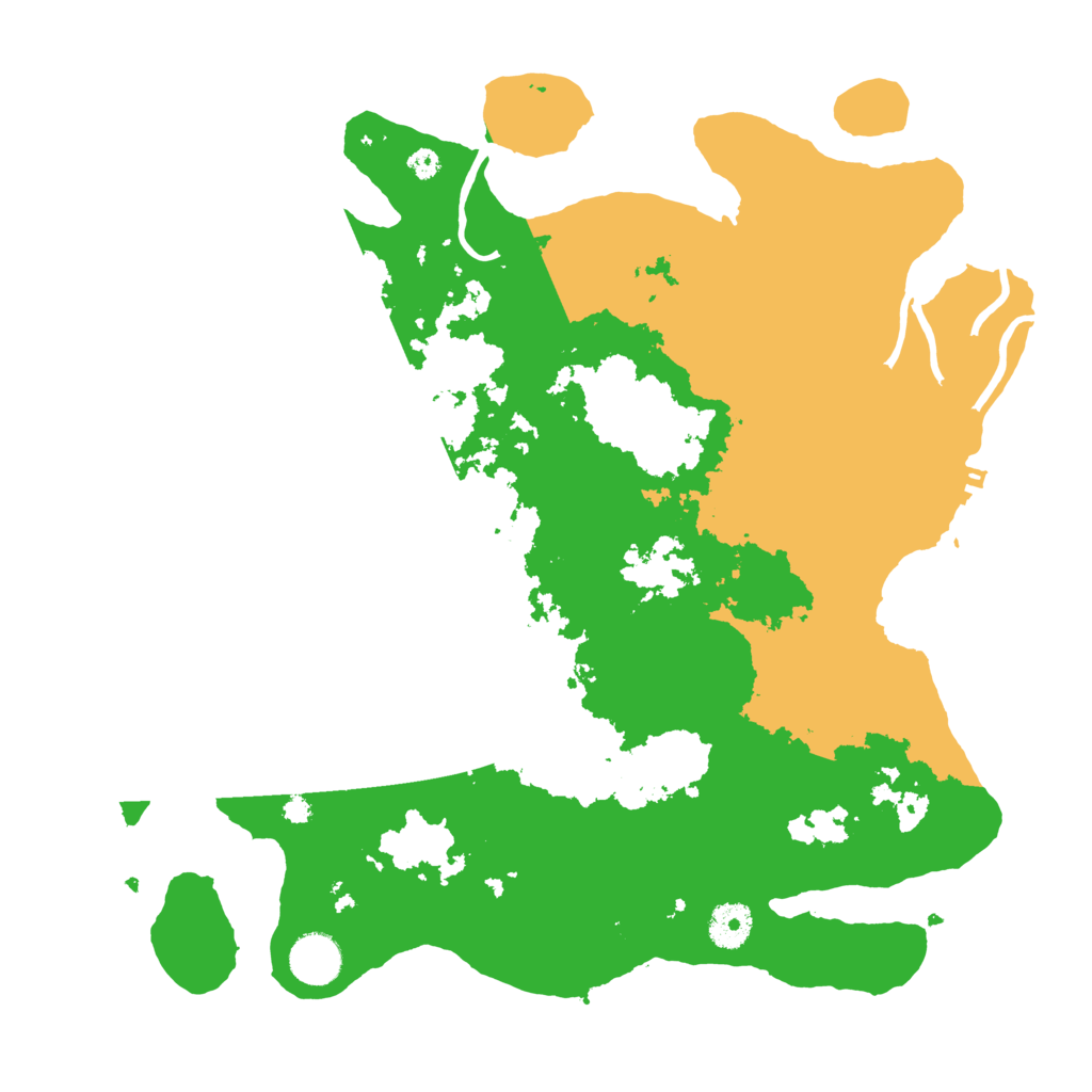 Biome Rust Map: Procedural Map, Size: 3700, Seed: 1830879014