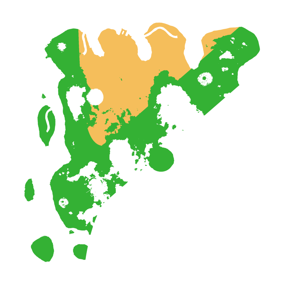 Biome Rust Map: Procedural Map, Size: 3200, Seed: 768421812