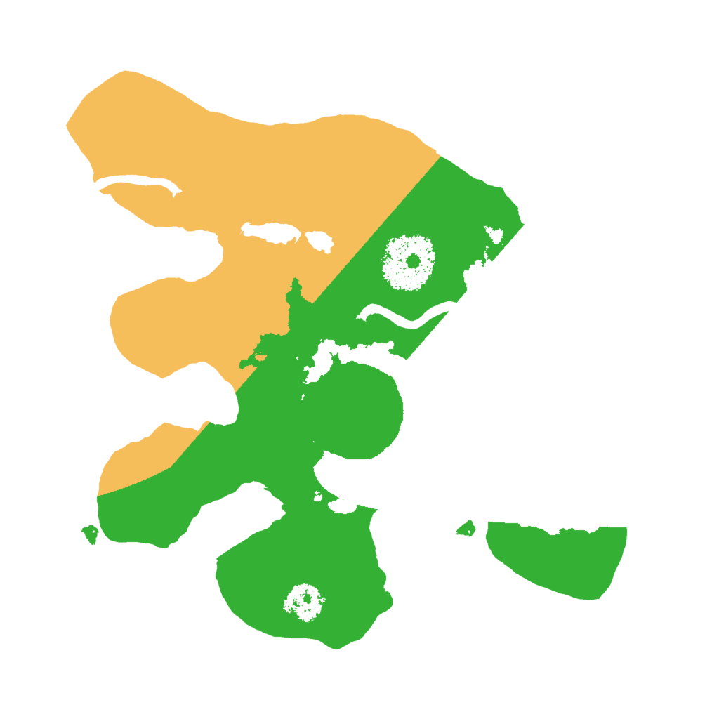 Biome Rust Map: Procedural Map, Size: 2000, Seed: 66542