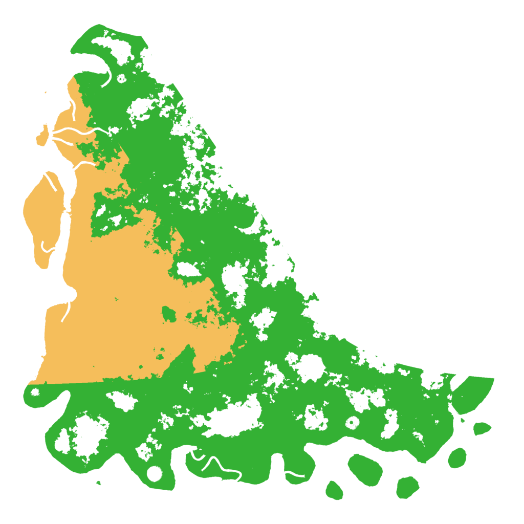 Biome Rust Map: Procedural Map, Size: 6000, Seed: 1870037857