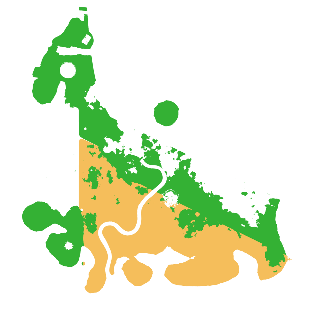 Biome Rust Map: Procedural Map, Size: 3500, Seed: 544739710