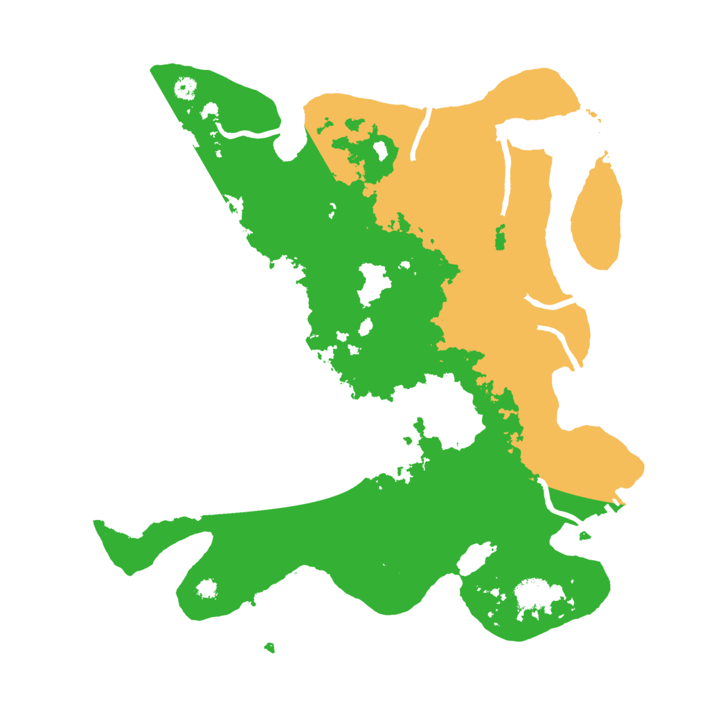 Biome Rust Map: Procedural Map, Size: 3250, Seed: 454058862
