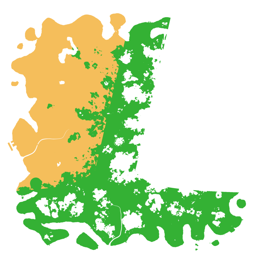 Biome Rust Map: Procedural Map, Size: 6000, Seed: 67853423