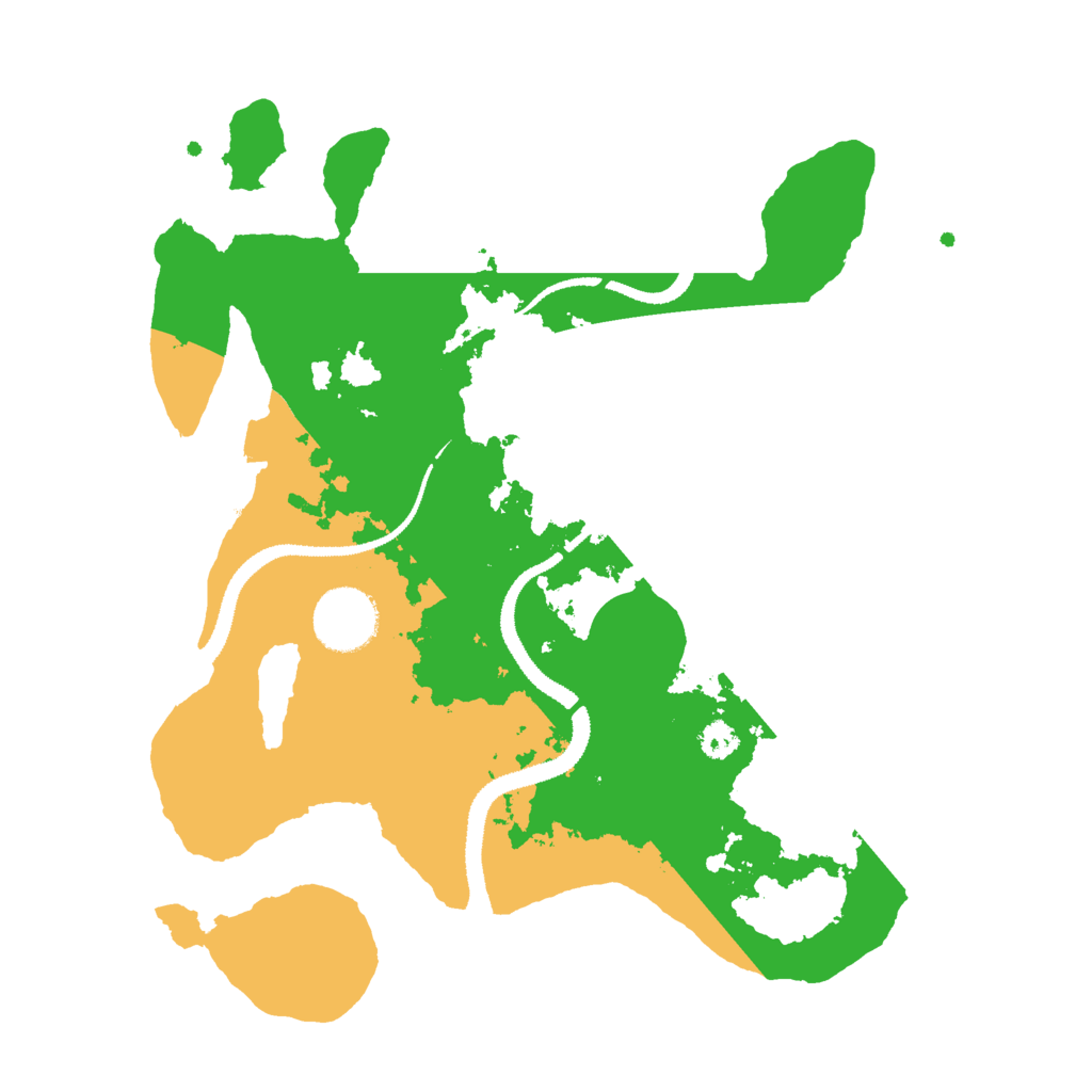 Biome Rust Map: Procedural Map, Size: 3000, Seed: 1174634612