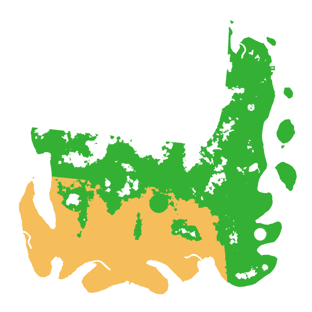 Biome Rust Map: Procedural Map, Size: 4500, Seed: 4000638