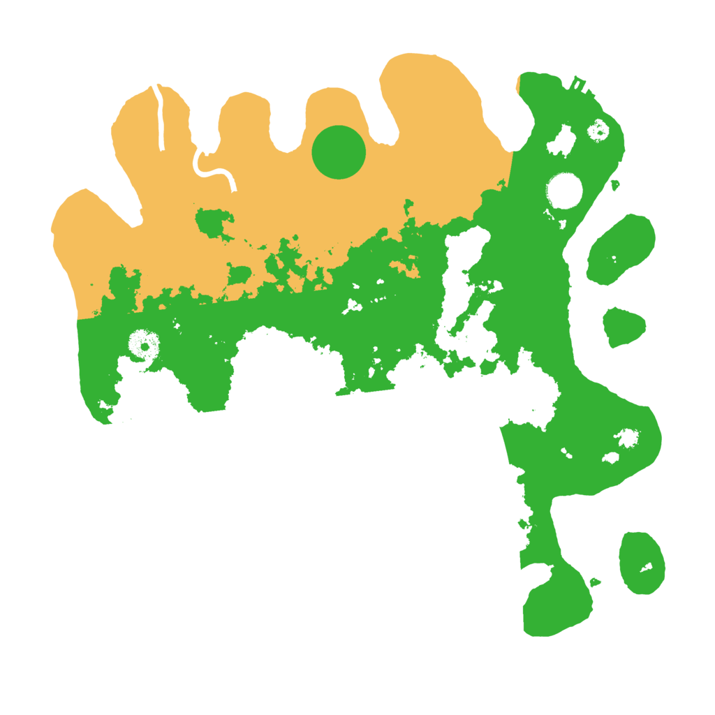 Biome Rust Map: Procedural Map, Size: 3500, Seed: 1257102518