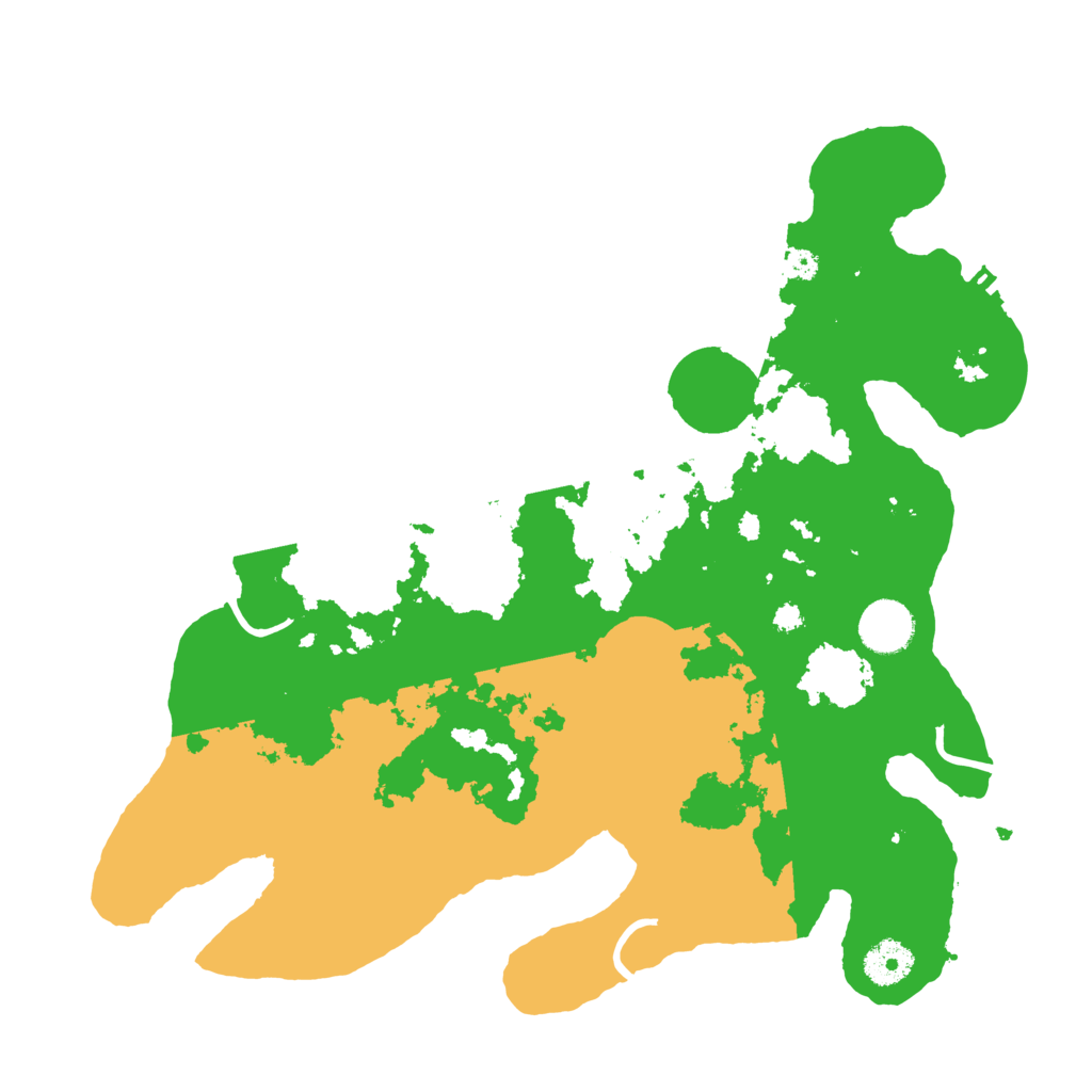 Biome Rust Map: Procedural Map, Size: 3550, Seed: 346576