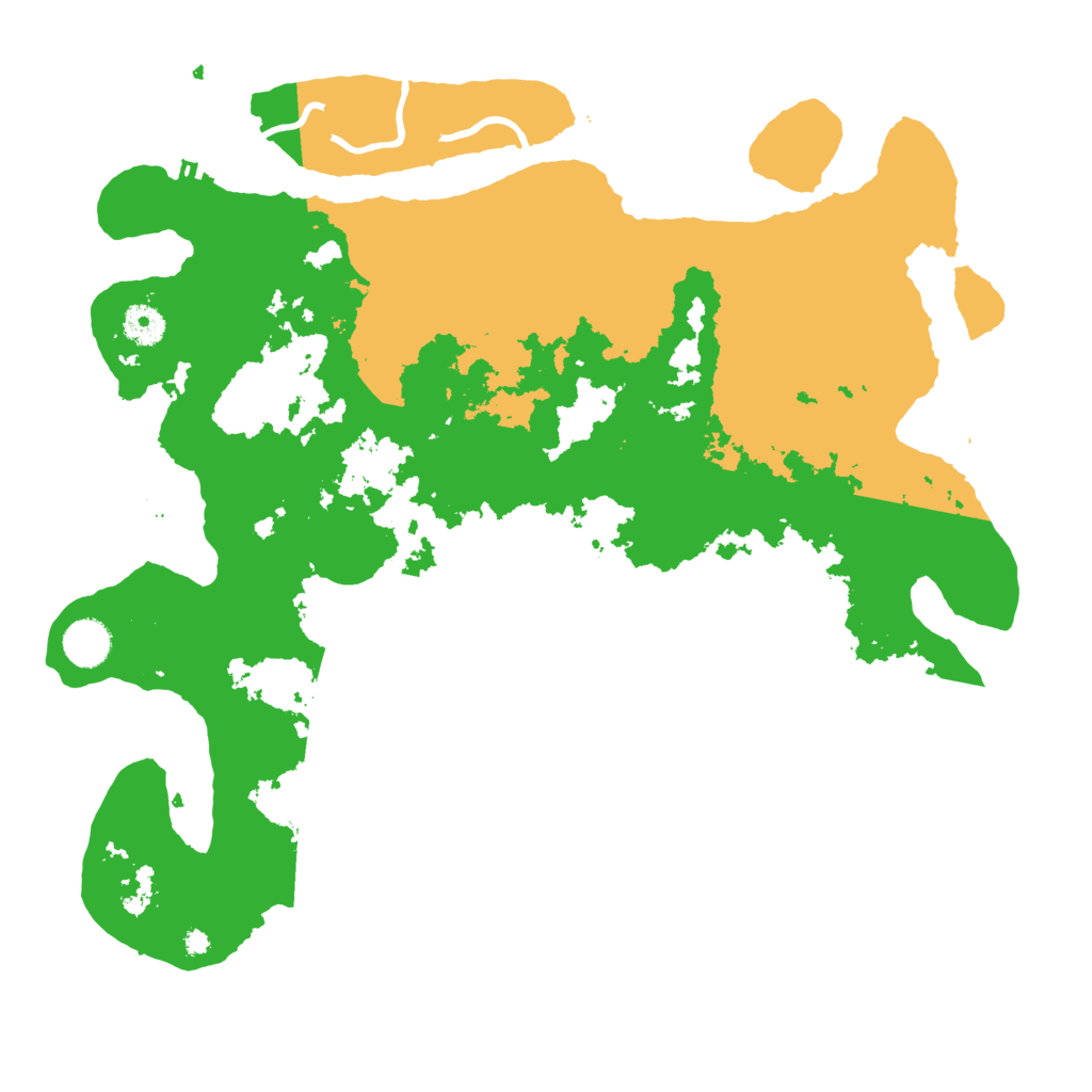 Biome Rust Map: Procedural Map, Size: 4000, Seed: 69456