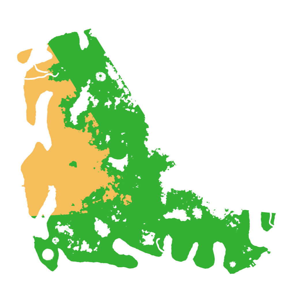 Biome Rust Map: Procedural Map, Size: 4500, Seed: 811170299