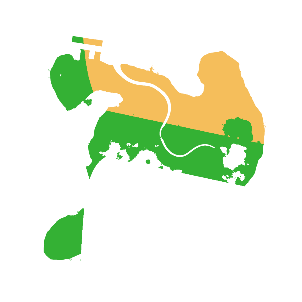 Biome Rust Map: Procedural Map, Size: 2000, Seed: 1961174475