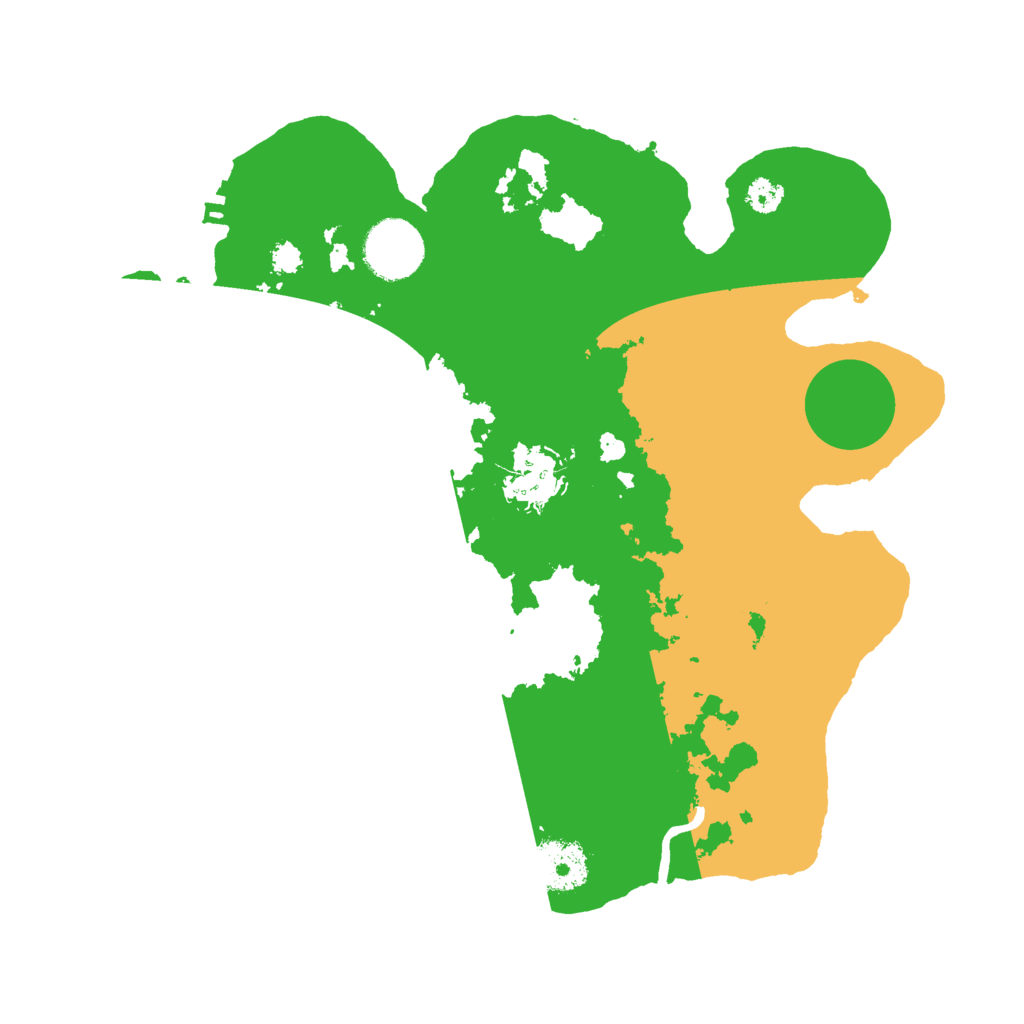 Biome Rust Map: Procedural Map, Size: 3000, Seed: 350038809