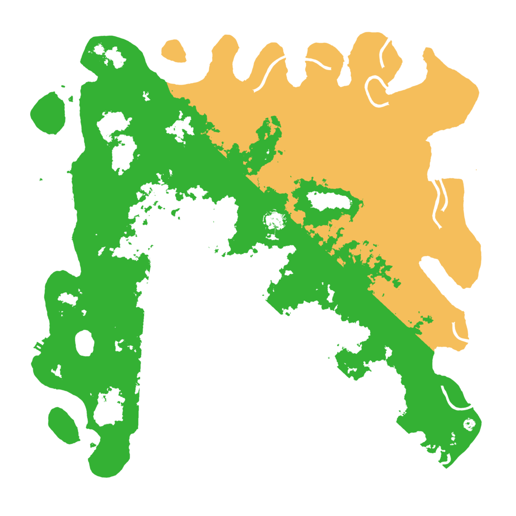 Biome Rust Map: Procedural Map, Size: 4500, Seed: 100215508