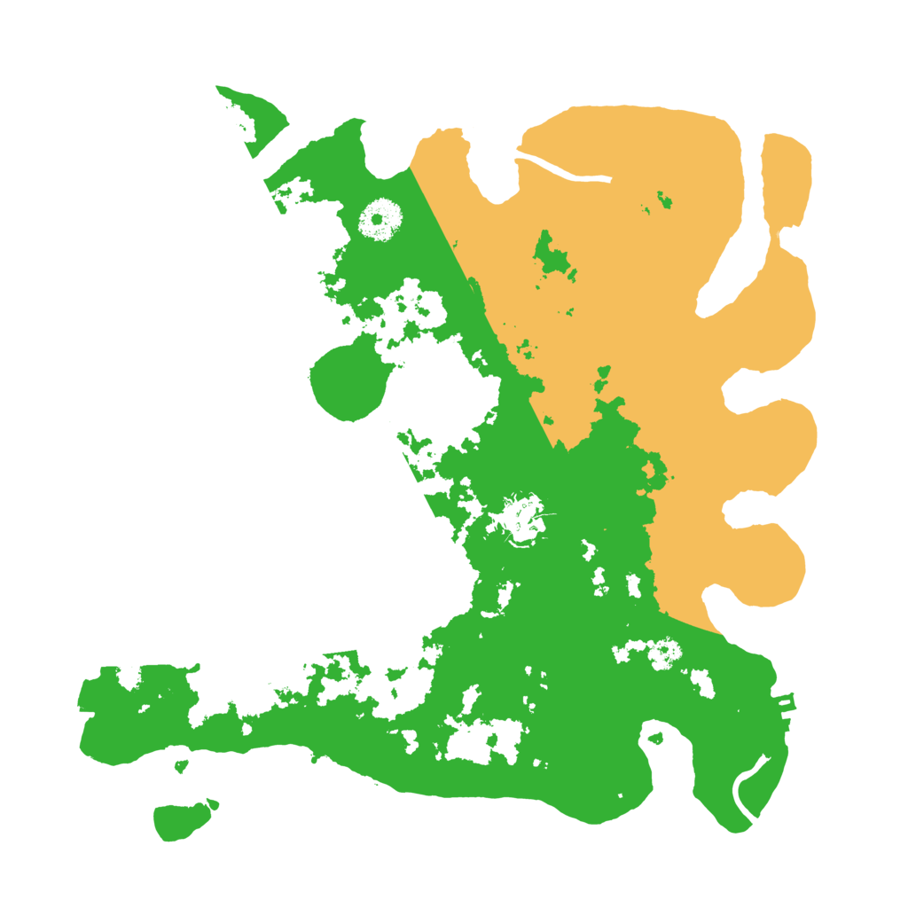 Biome Rust Map: Procedural Map, Size: 3250, Seed: 743824