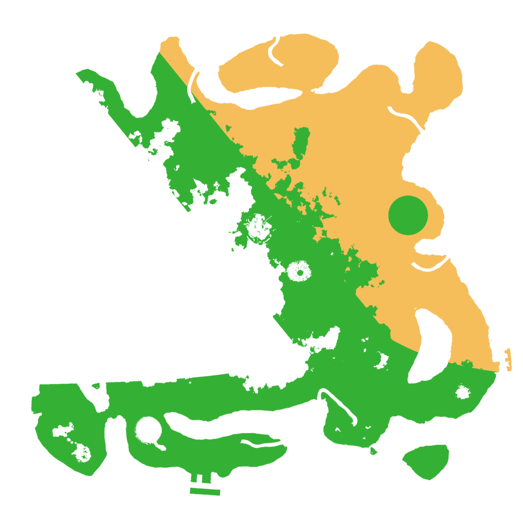 Biome Rust Map: Procedural Map, Size: 3500, Seed: 781475863