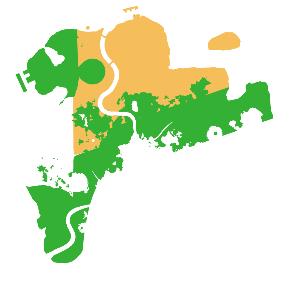 Biome Rust Map: Procedural Map, Size: 3000, Seed: 1739603378