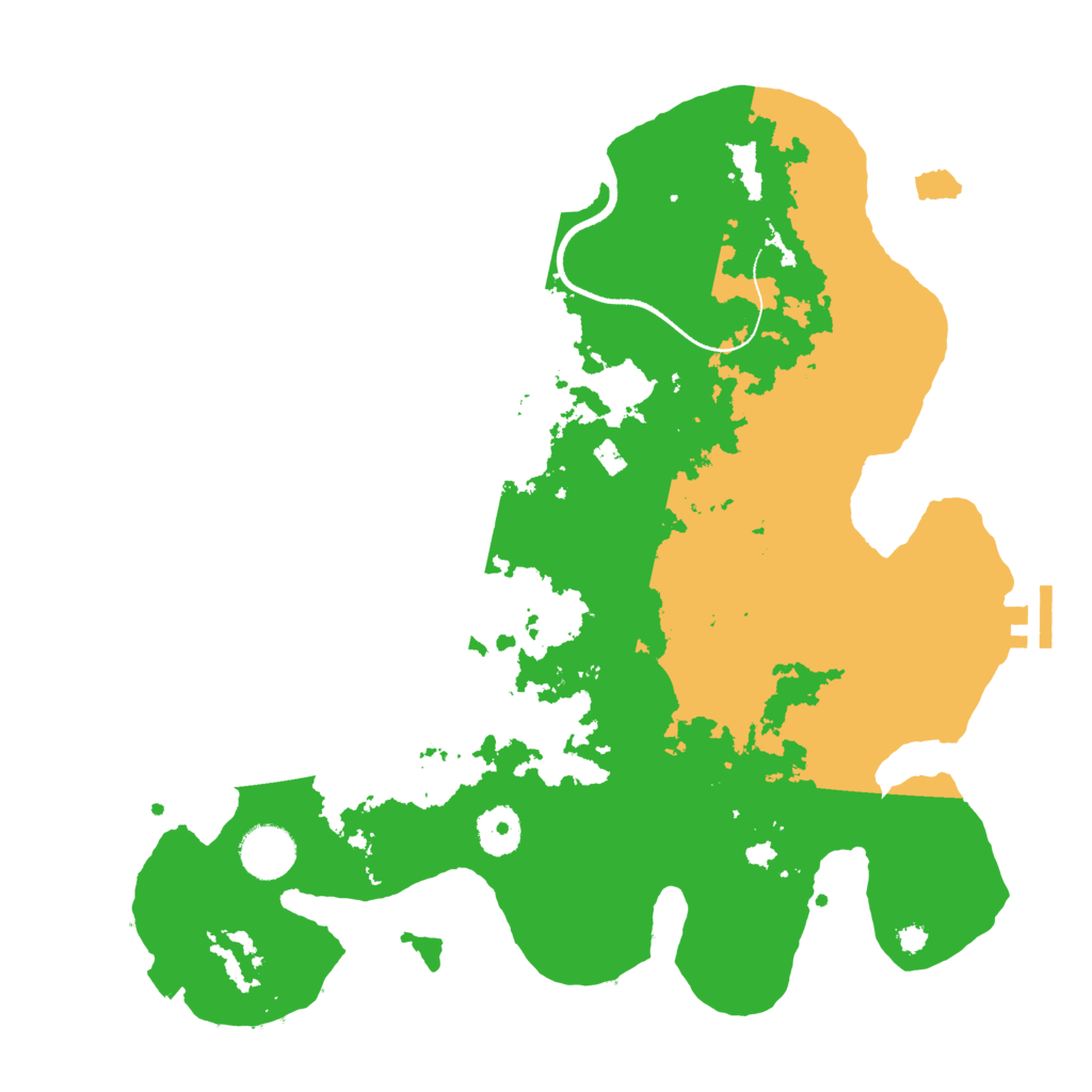 Biome Rust Map: Procedural Map, Size: 3500, Seed: 1094303095