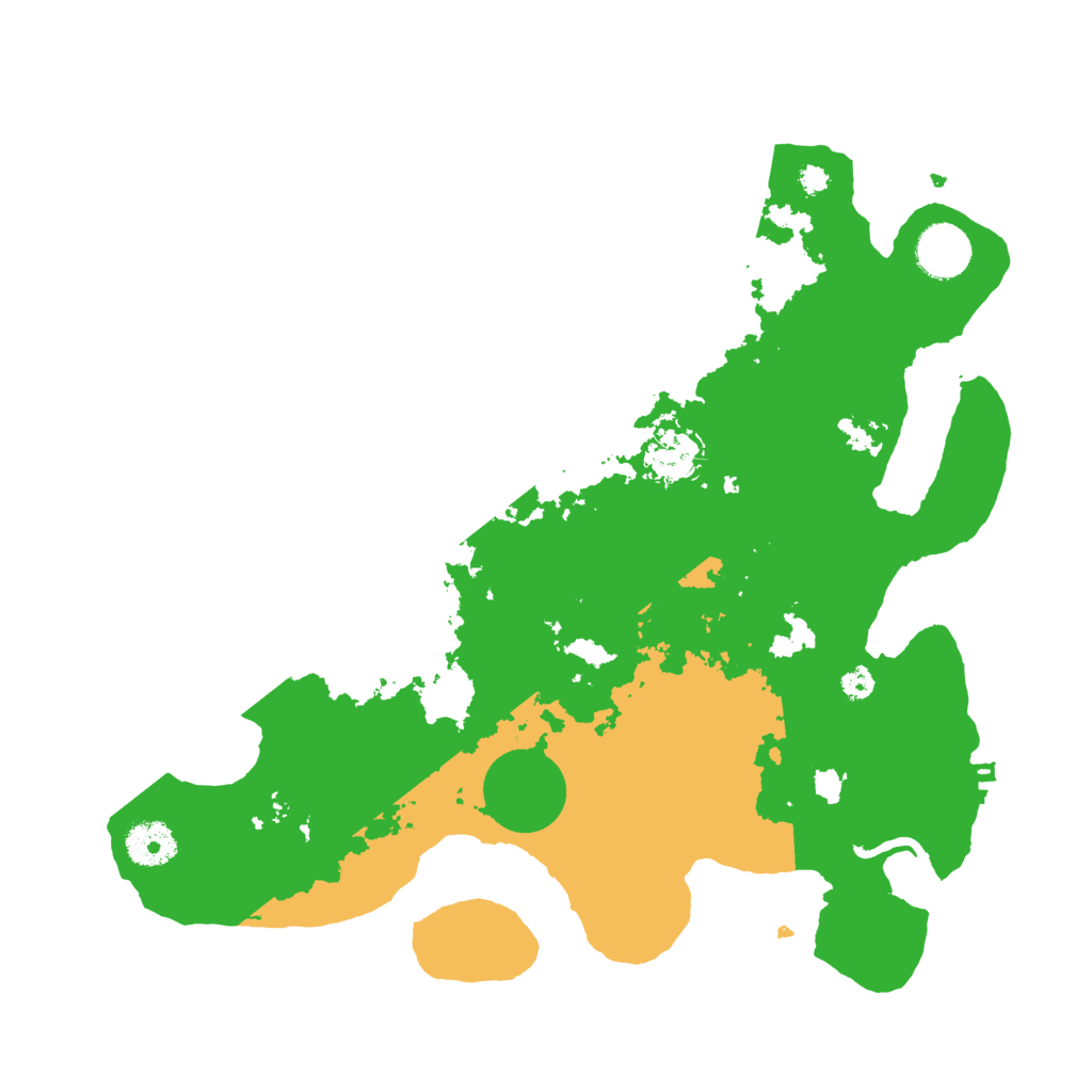 Biome Rust Map: Procedural Map, Size: 3500, Seed: 1063085