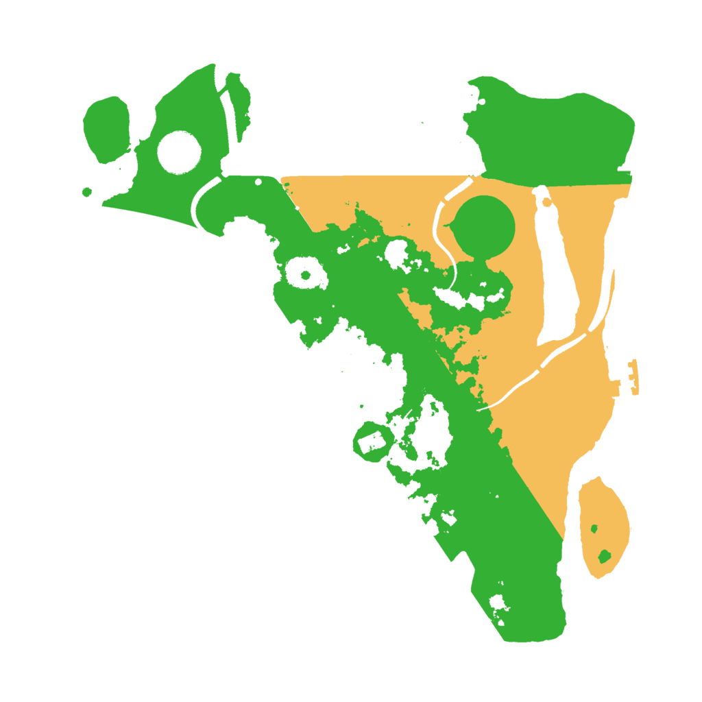 Biome Rust Map: Procedural Map, Size: 3000, Seed: 929997931