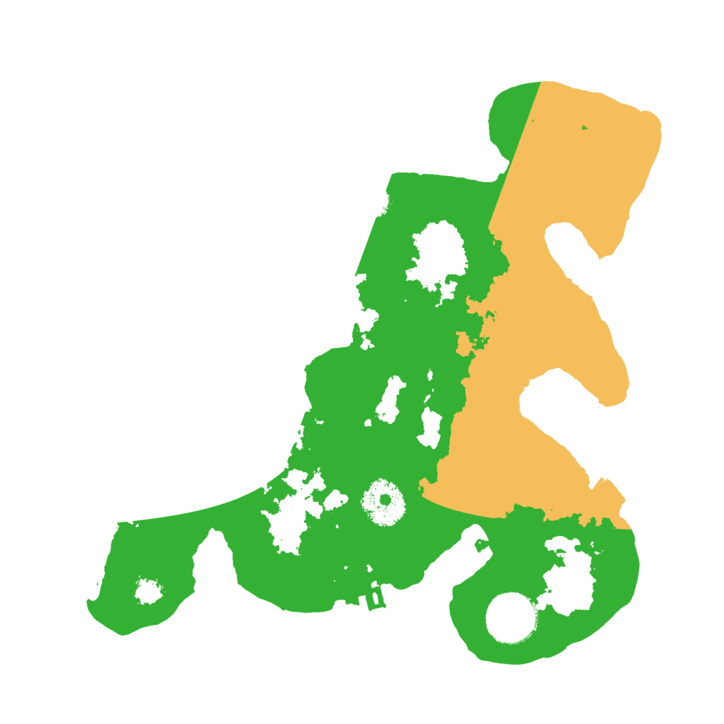 Biome Rust Map: Procedural Map, Size: 2500, Seed: 2342782