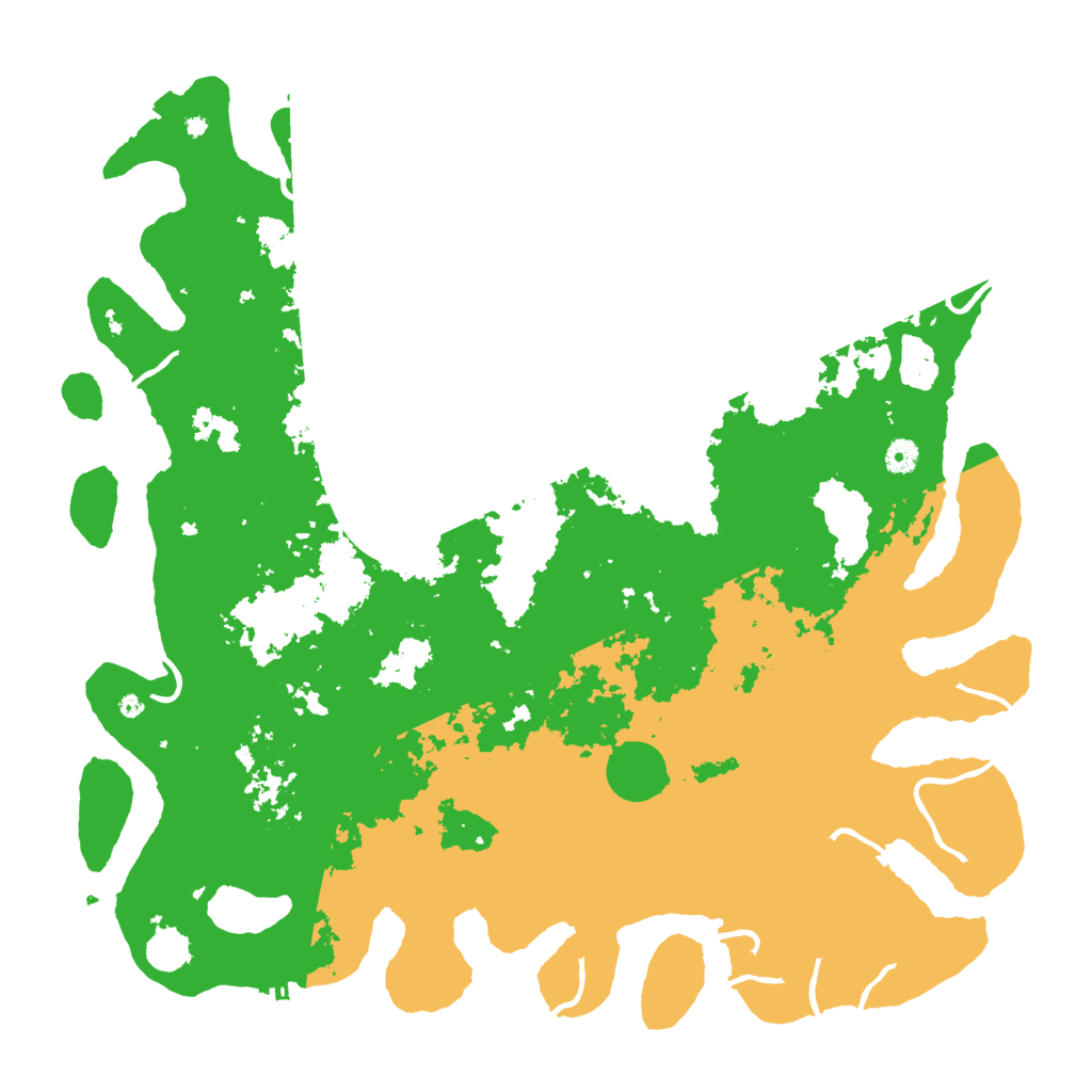 Biome Rust Map: Procedural Map, Size: 4800, Seed: 1918422123