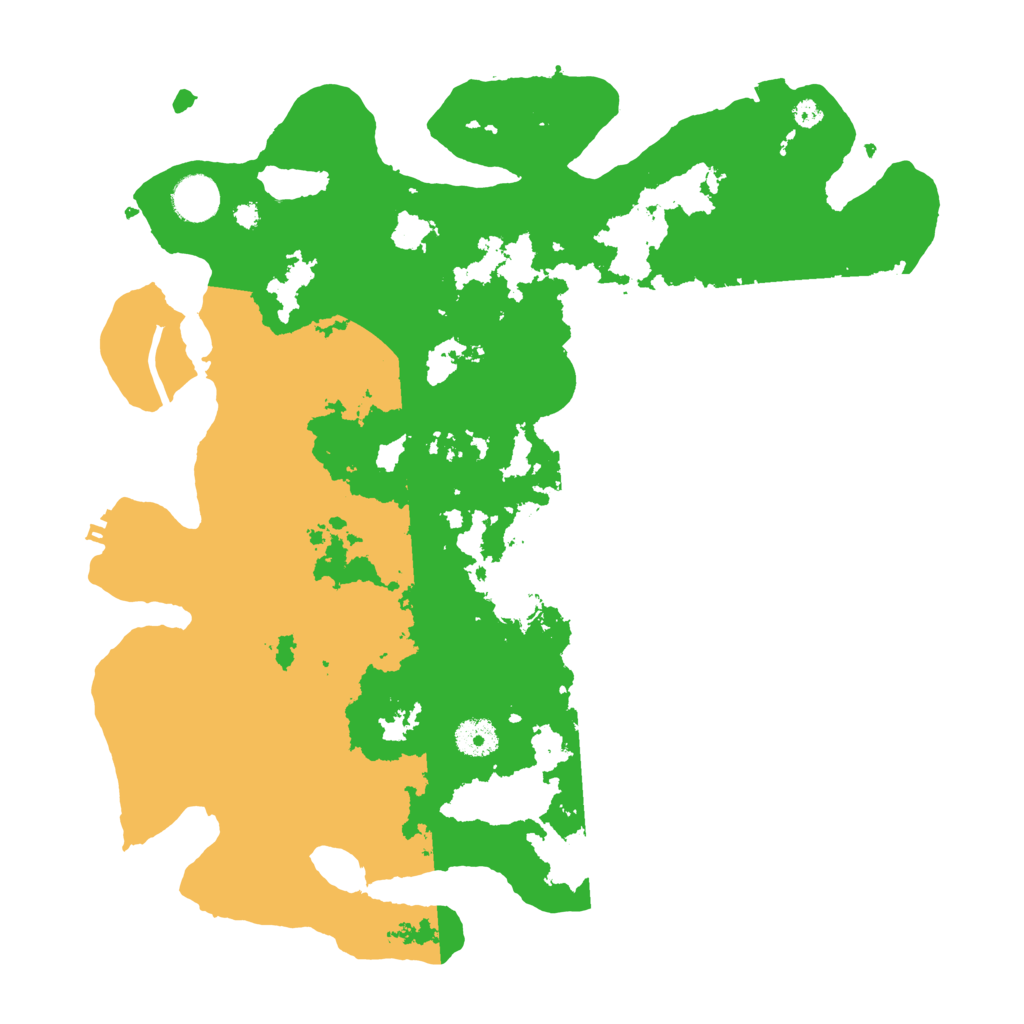 Biome Rust Map: Procedural Map, Size: 3800, Seed: 442915
