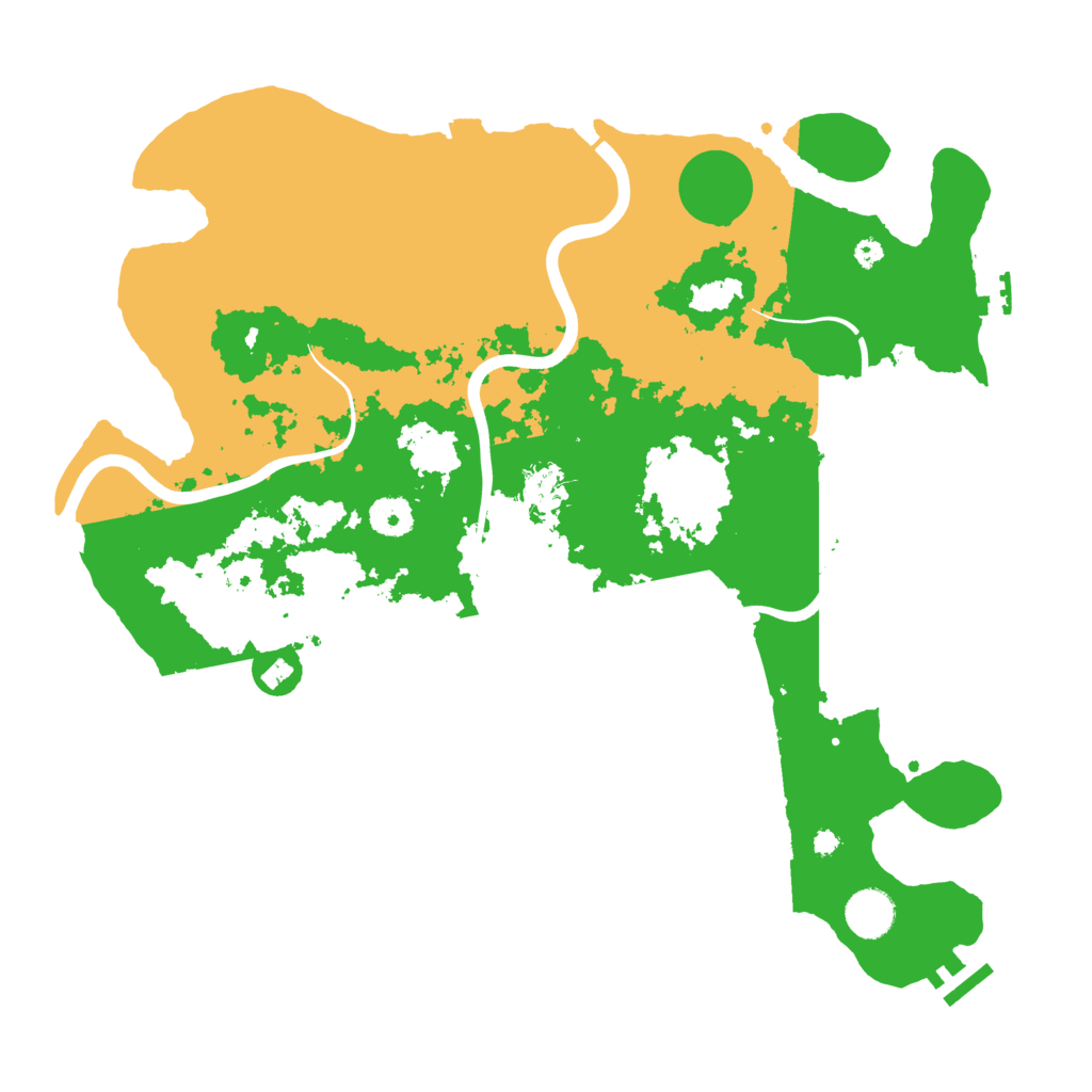 Biome Rust Map: Procedural Map, Size: 3900, Seed: 403566