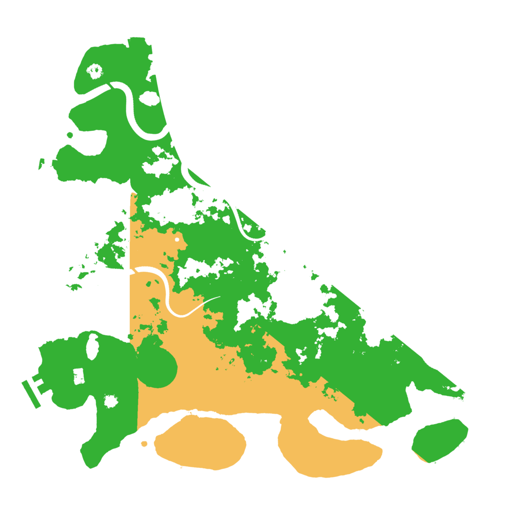 Biome Rust Map: Procedural Map, Size: 3500, Seed: 1306607847