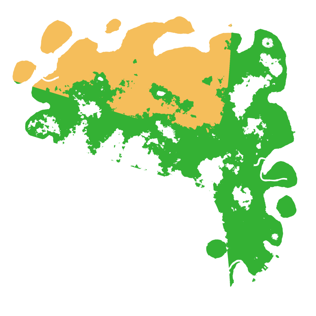 Biome Rust Map: Procedural Map, Size: 4500, Seed: 1579078472