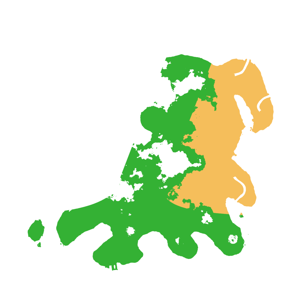 Biome Rust Map: Procedural Map, Size: 3222, Seed: 554090