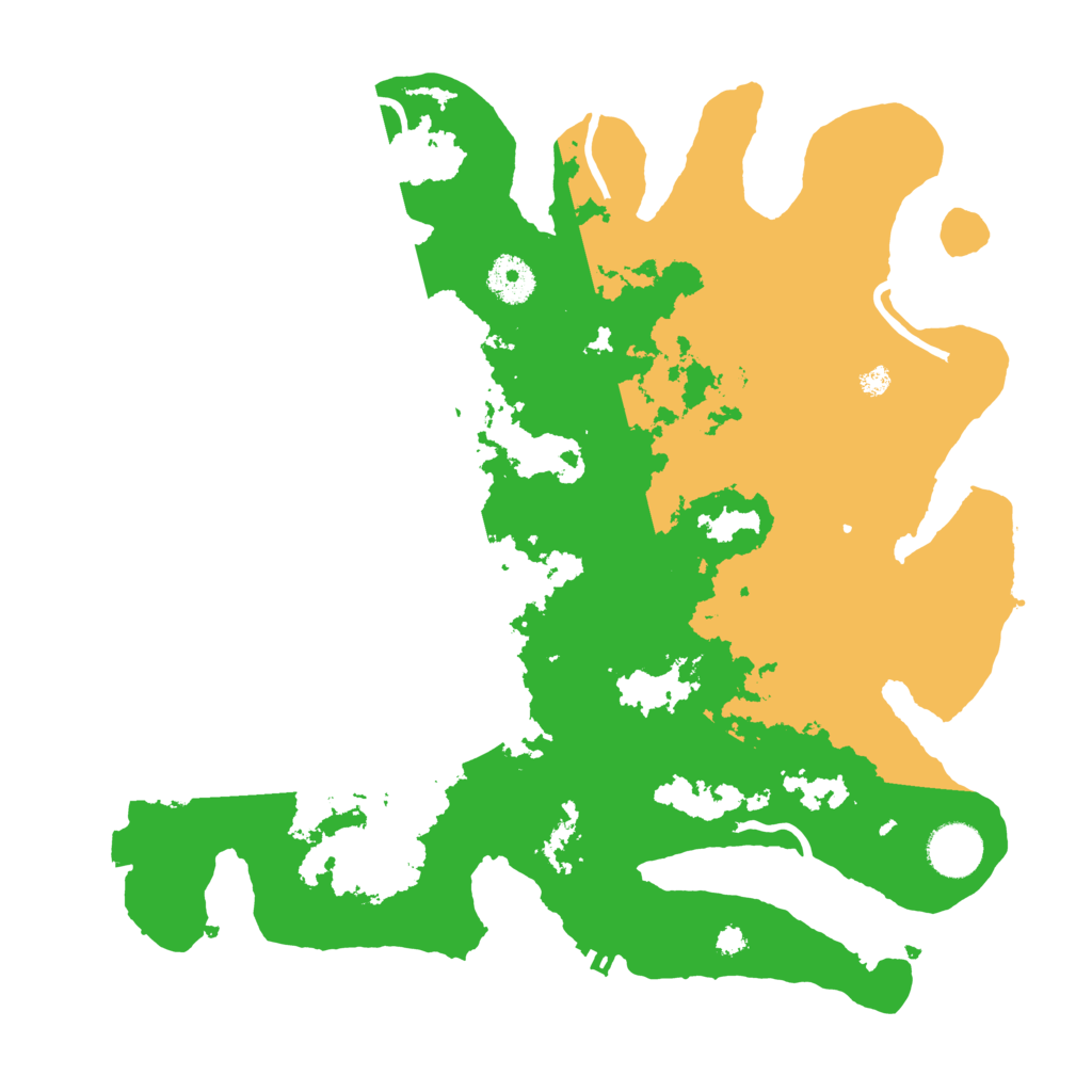 Biome Rust Map: Procedural Map, Size: 3500, Seed: 179847756