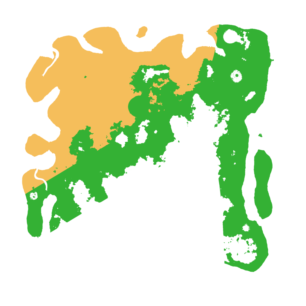 Biome Rust Map: Procedural Map, Size: 4000, Seed: 10349