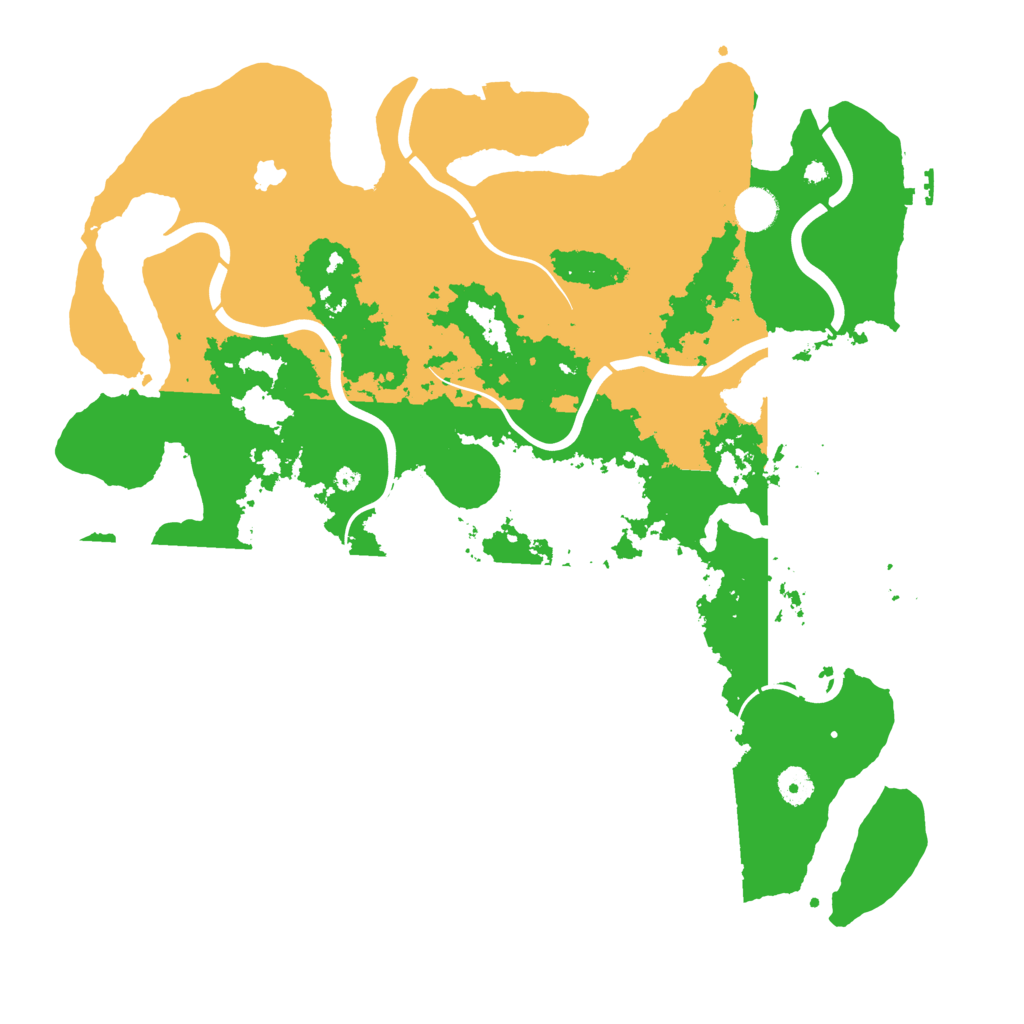 Biome Rust Map: Procedural Map, Size: 4250, Seed: 1137235215