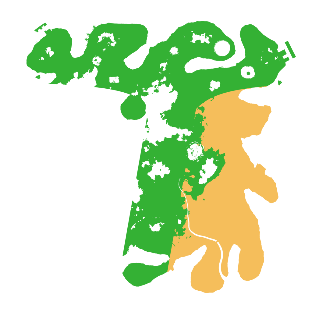 Biome Rust Map: Procedural Map, Size: 3500, Seed: 10801