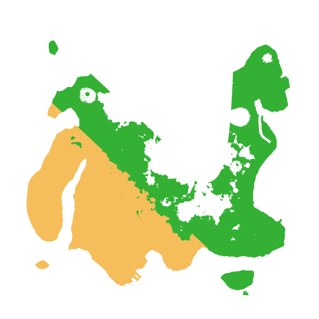 Biome Rust Map: Procedural Map, Size: 3000, Seed: 21985