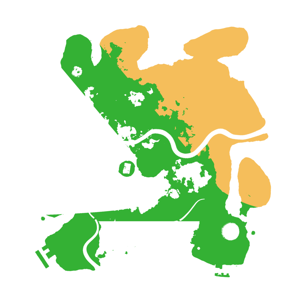 Biome Rust Map: Procedural Map, Size: 3000, Seed: 26534