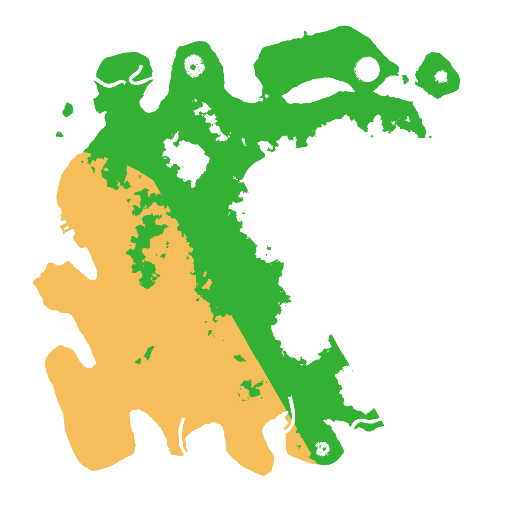 Biome Rust Map: Procedural Map, Size: 3650, Seed: 65371