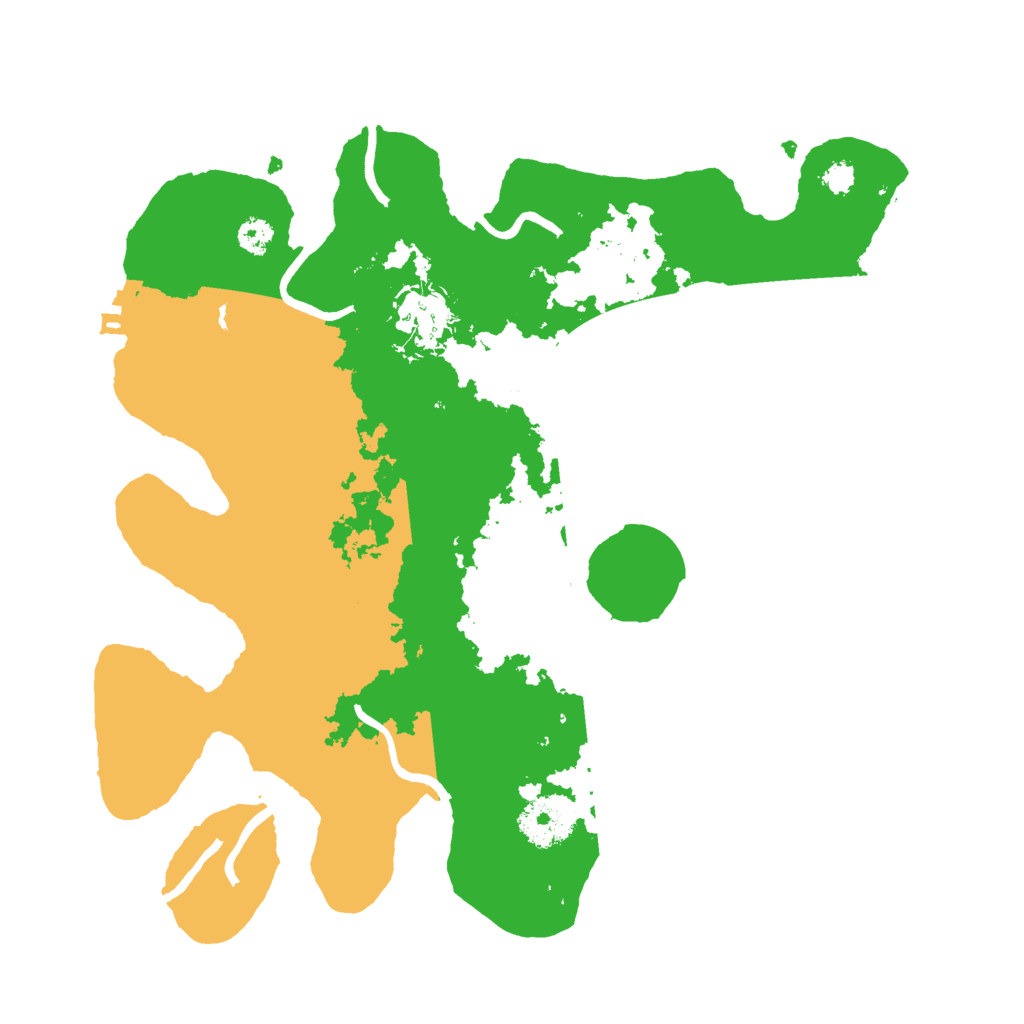 Biome Rust Map: Procedural Map, Size: 3000, Seed: 243233