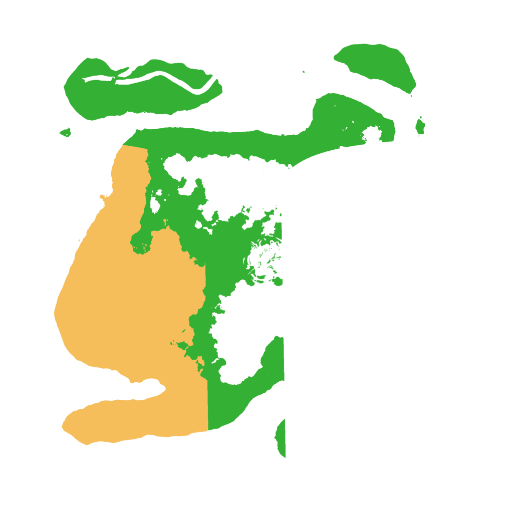 Biome Rust Map: Procedural Map, Size: 2500, Seed: 1812751884