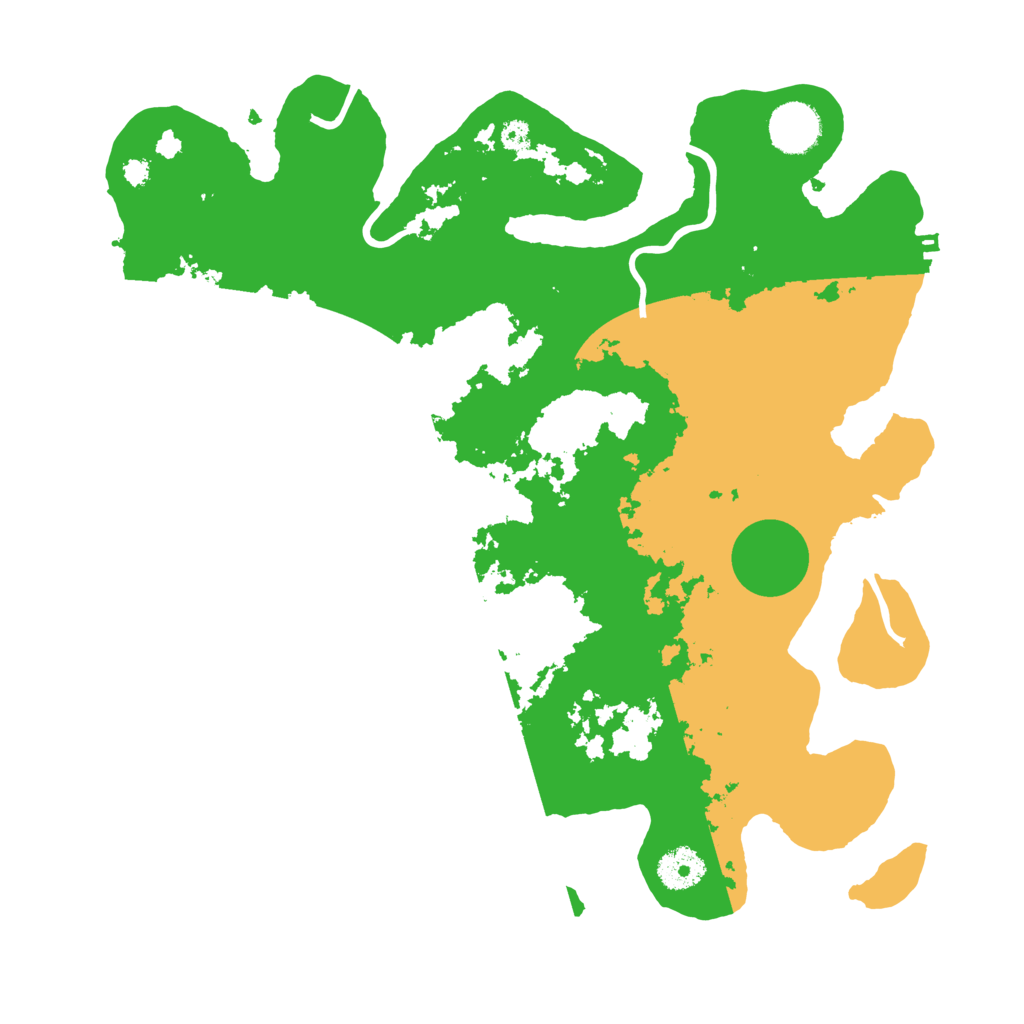 Biome Rust Map: Procedural Map, Size: 3500, Seed: 1989793282