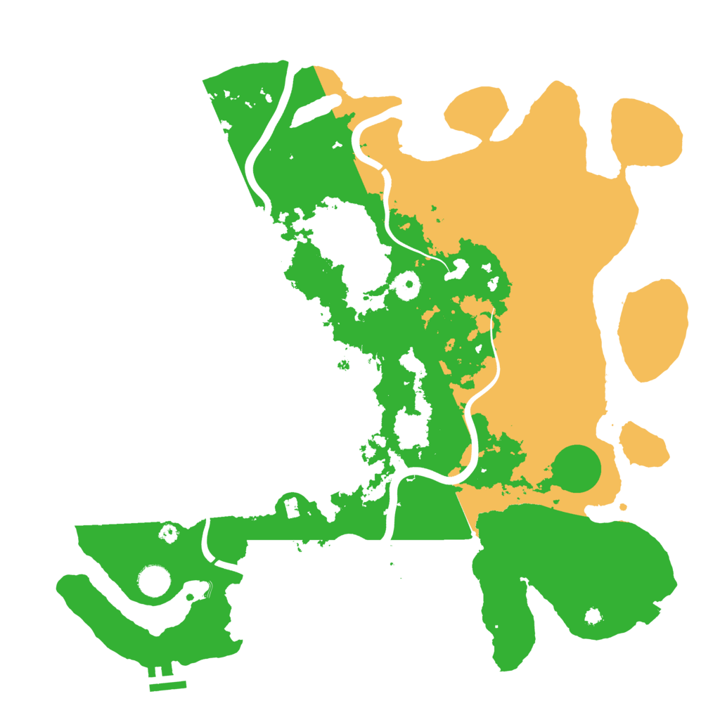 Biome Rust Map: Procedural Map, Size: 3950, Seed: 737884975