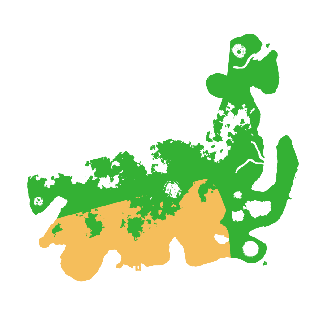 Biome Rust Map: Procedural Map, Size: 3550, Seed: 389483