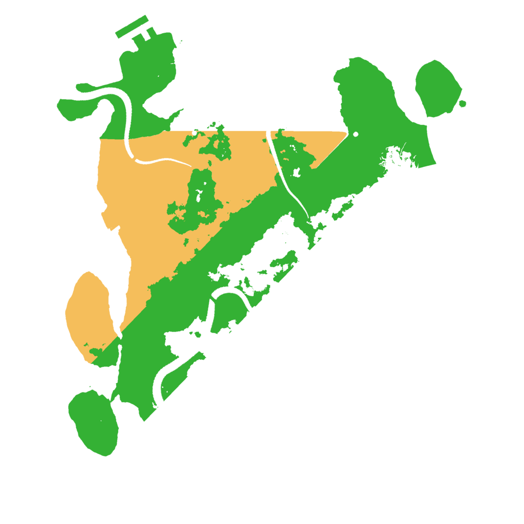 Biome Rust Map: Procedural Map, Size: 3000, Seed: 20221504