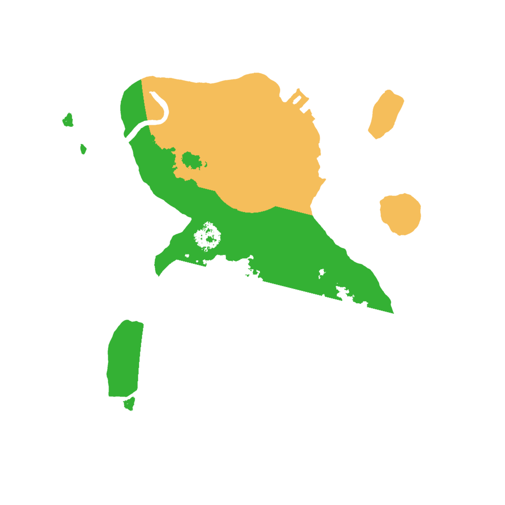 Biome Rust Map: Procedural Map, Size: 2000, Seed: 630328669