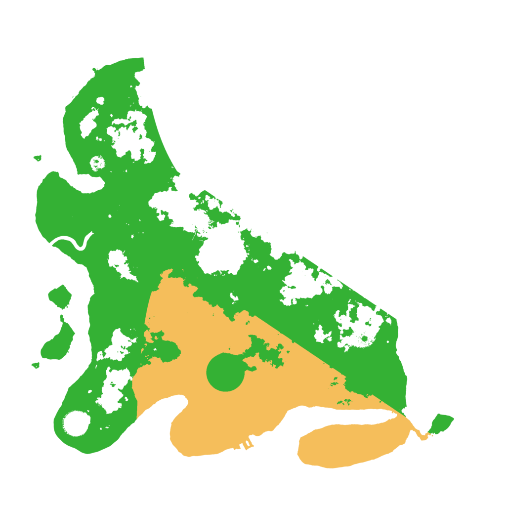 Biome Rust Map: Procedural Map, Size: 3500, Seed: 409287864