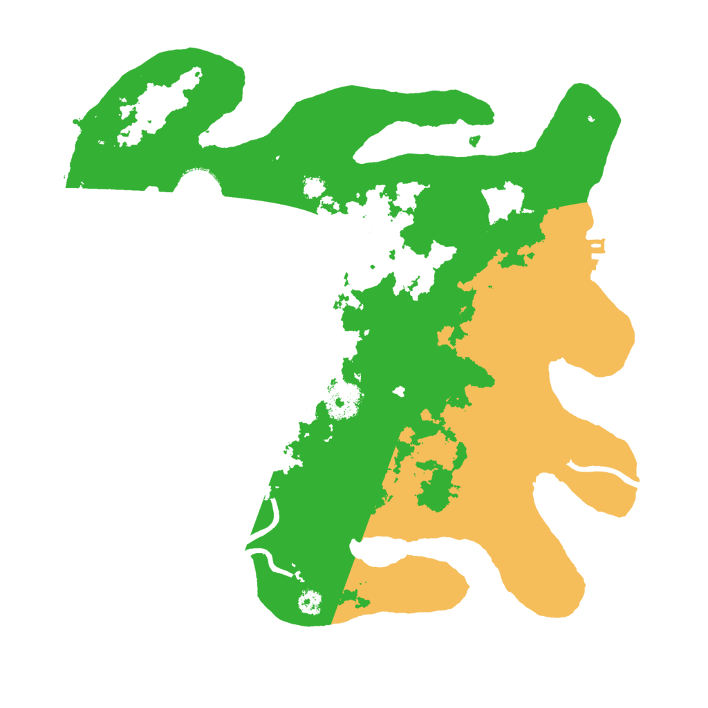 Biome Rust Map: Procedural Map, Size: 3000, Seed: 673874