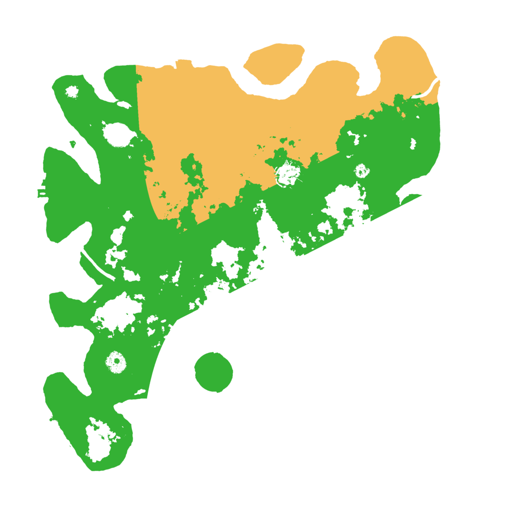 Biome Rust Map: Procedural Map, Size: 3700, Seed: 479907878