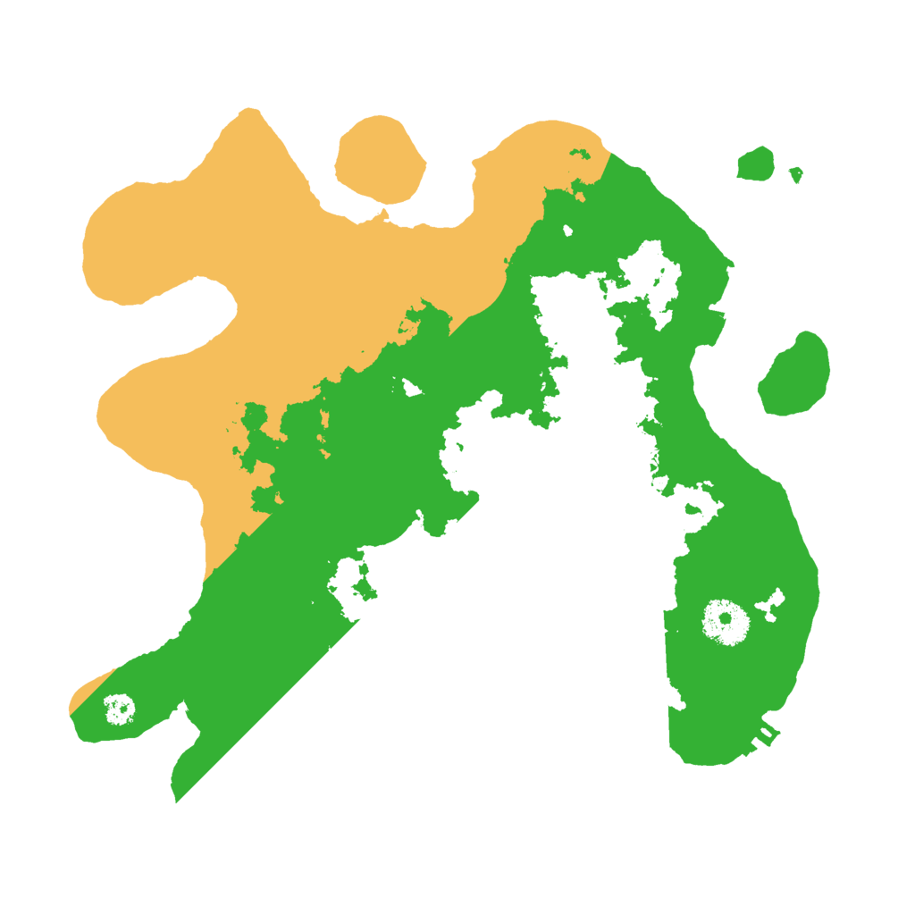 Biome Rust Map: Procedural Map, Size: 3000, Seed: 17957
