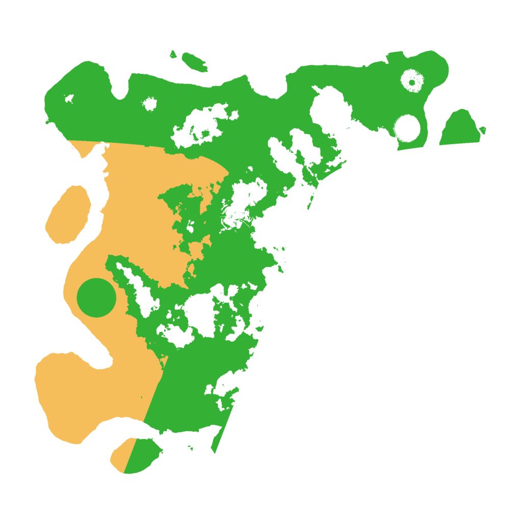 Biome Rust Map: Procedural Map, Size: 3500, Seed: 312128410