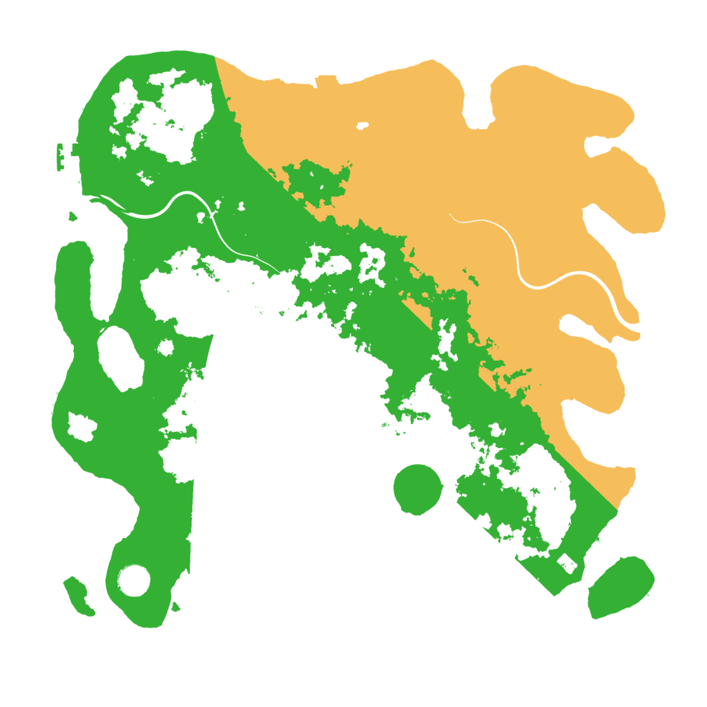 Biome Rust Map: Procedural Map, Size: 3900, Seed: 339853298